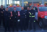 Huelva Wagen entrega al Consorcio Provincial de Bomberos tres vehículos Amarok