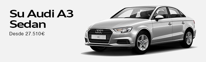 Nuevo Audi A3 Sedan desde 27.510 euros