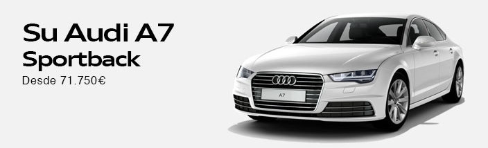 Audi A7 Sportback desde 71.750€
