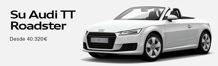 Audi TT Roadster desde 40.320€