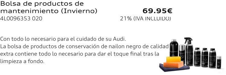 Productos de limpieza invierno